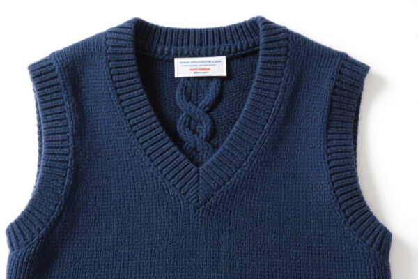 Boys' Cotton Knitted Waistcoat