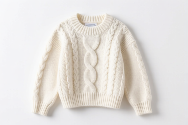 Girls' Cotton Knitted Sweater