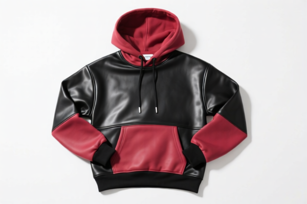 Girls' Leather Blended Sweatshirt