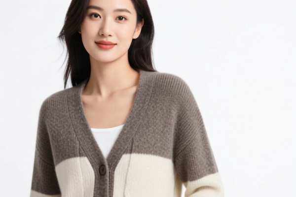 Women's wool blend cardigan