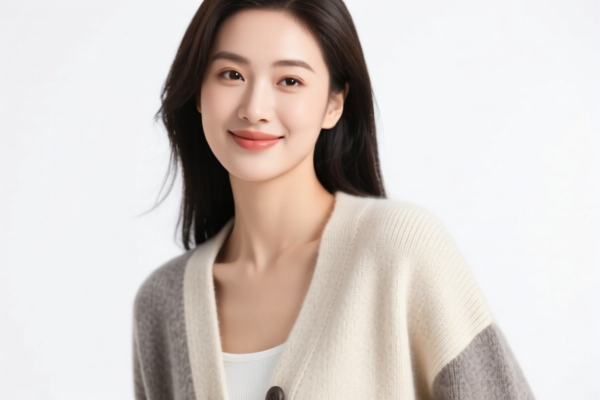 Women's wool blend cardigan