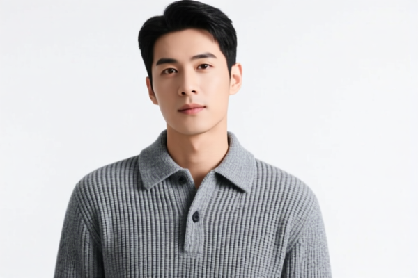 Men's knitted shirt