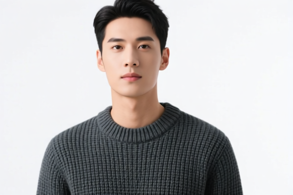 Men's knitted shirt