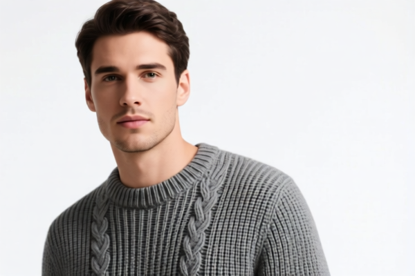 Men's knitted shirt