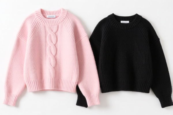 Girls' Sweaters of Other Textile Materials