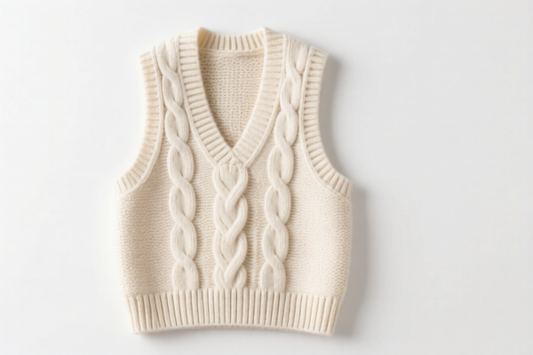 Women's knitted vest
