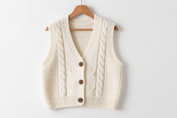Women's knitted vest