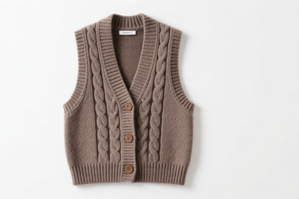 Women's knitted vest