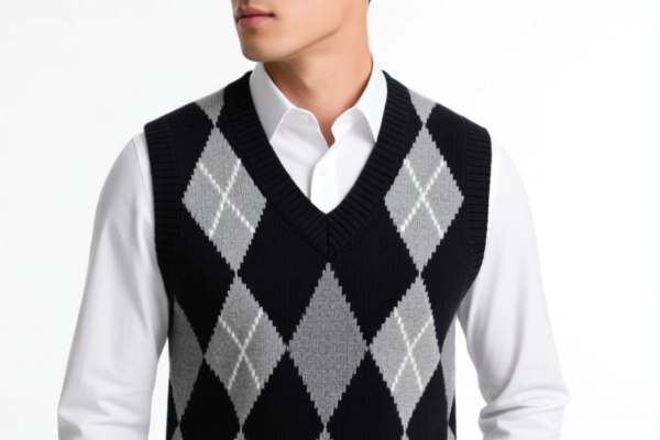 Men's Shaped Knit Vest