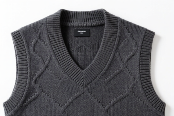 Men's Shaped Knit Vest