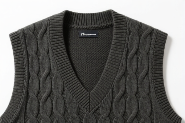 Men's Shaped Knit Vest