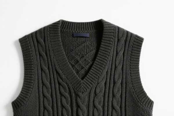 Men's knitted vest