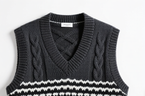Men's knitted vest