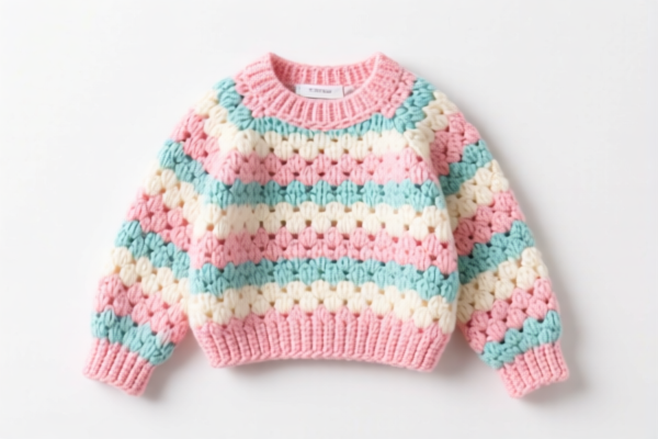 Girls' crocheted sweater