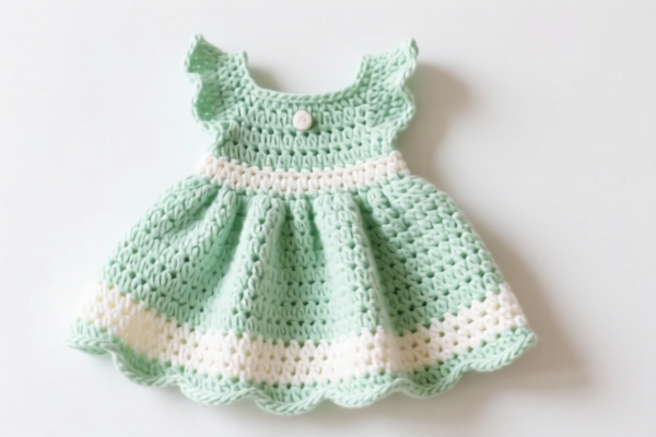 Crocheted Cotton Baby Dresses