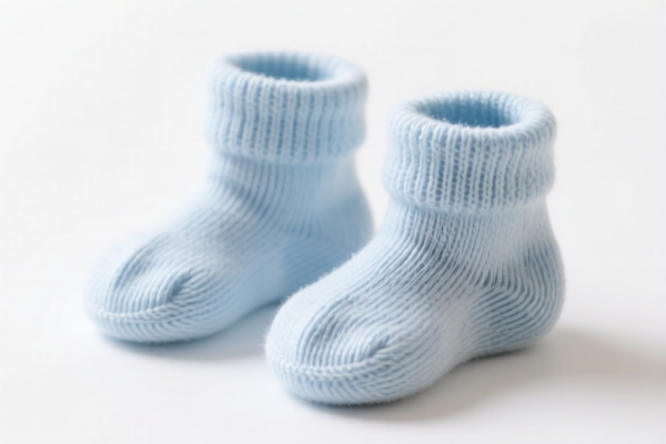Synthetic Fiber Baby Socks (Antibacterial Treatment)