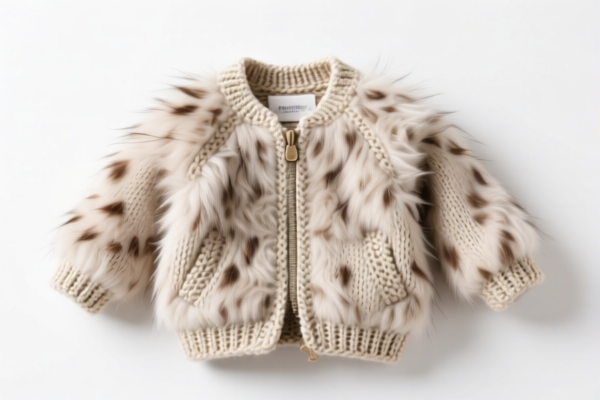 Fine Animal Hair Baby Knitted Jacket