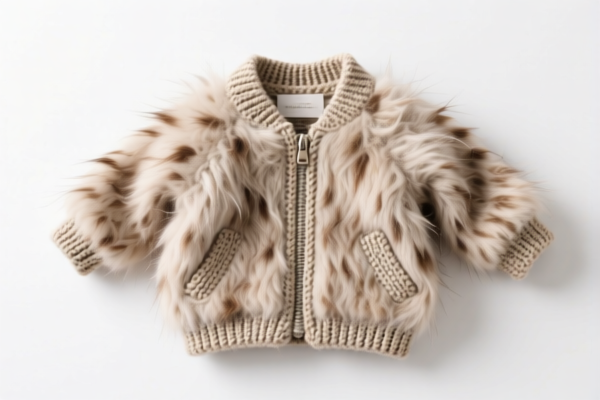 Fine Animal Hair Baby Knitted Jacket