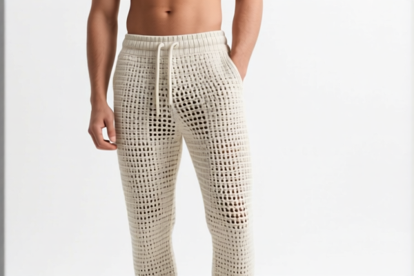 Men's Crocheted Casual Track Pants