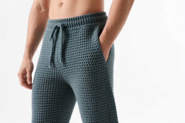 Men's Crocheted Casual Track Pants