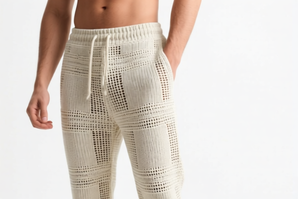 Men's Crocheted Casual Track Pants