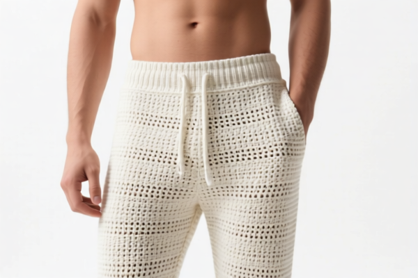 Men's Crocheted Casual Track Pants