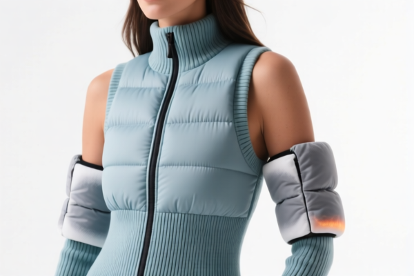 Women's_Girls' Padded Sleeveless Ski Suits with Sleeve Attachments (Thermal)