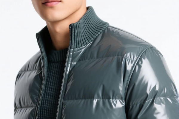 Men's Plastic Laminated Knitted Jackets