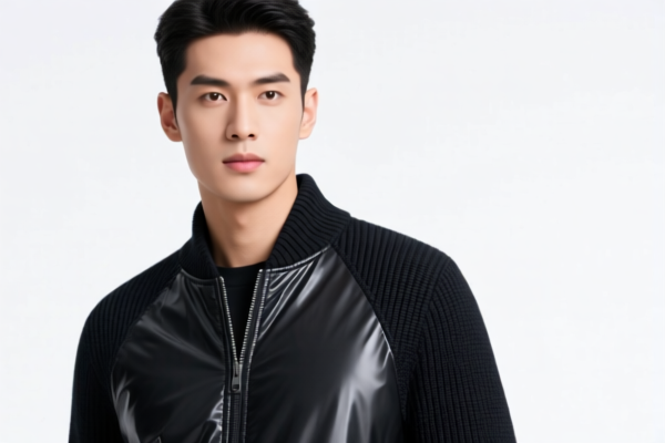 Men's Plastic Laminated Knitted Jackets
