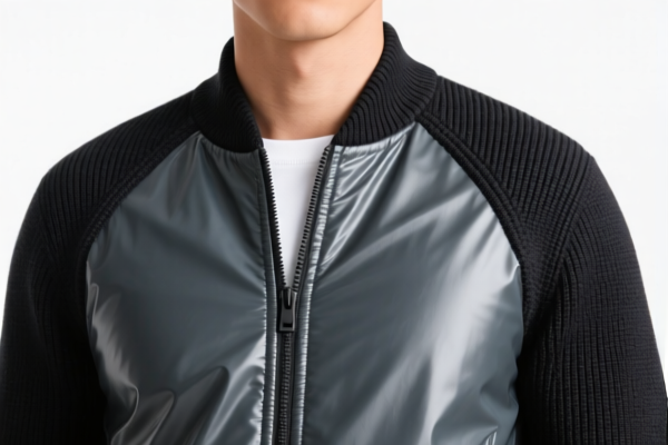 Men's Plastic Laminated Knitted Jackets