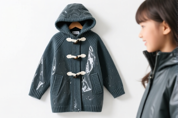Girls' Waterproof Knitted Coats