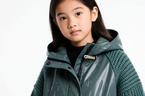 Girls' Waterproof Knitted Coats