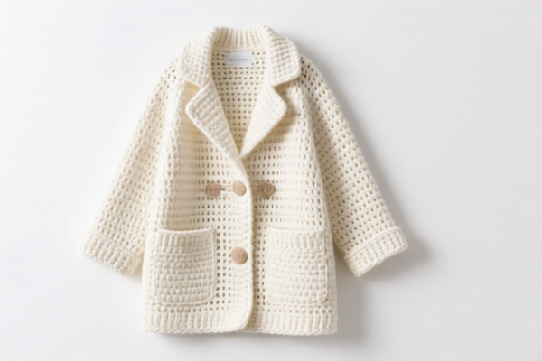 Women's Cotton Crocheted Coat