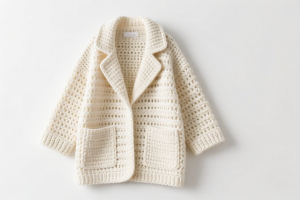 Women's Cotton Crocheted Coat
