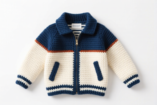 Boys' crocheted jacket