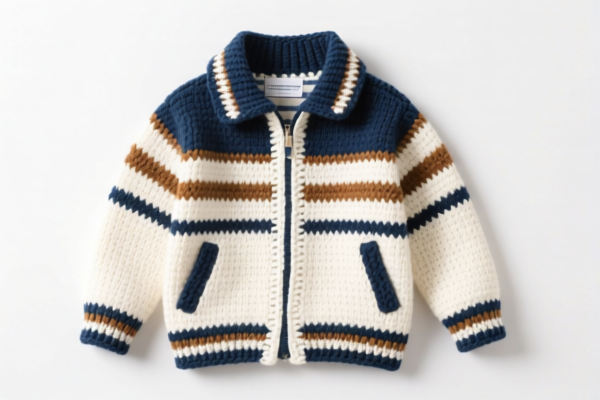 Boys' crocheted jacket