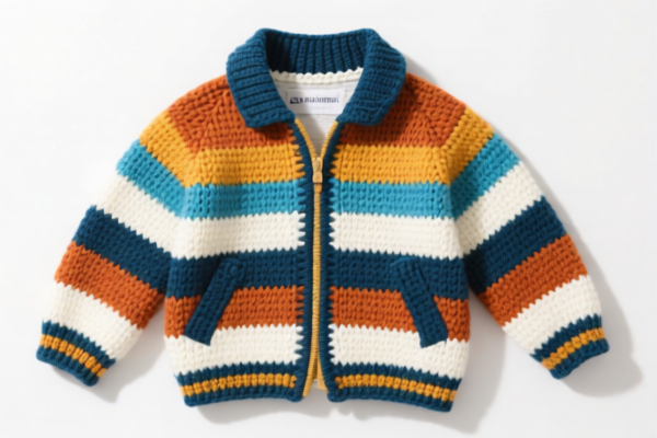Boys' crocheted jacket