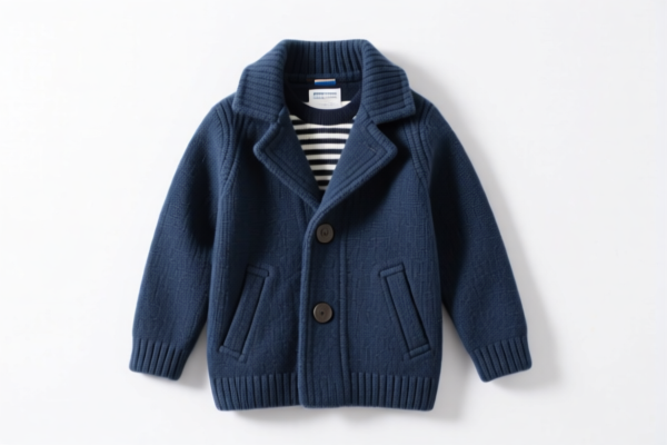 Boys' knitted coat