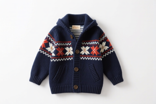 Boys' knitted coat