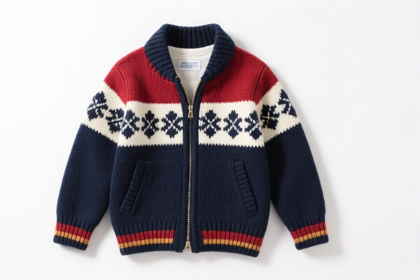 Boys' knitted jacket