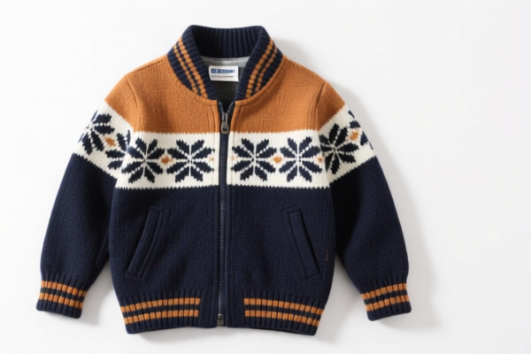 Boys' knitted jacket