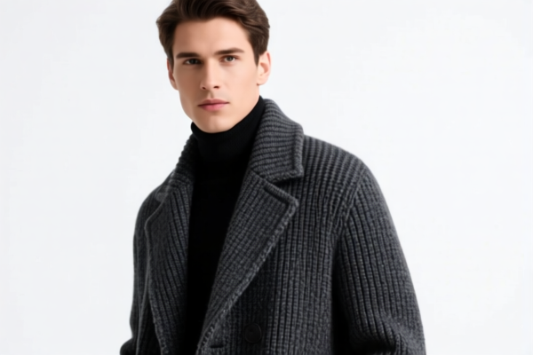Men's knitted coat