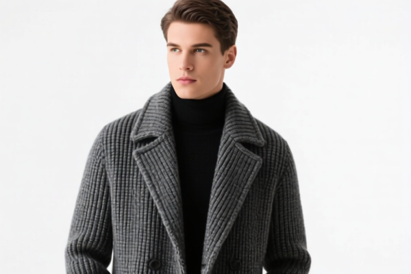 Men's knitted coat