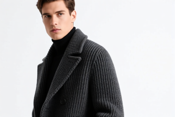 Men's knitted coat