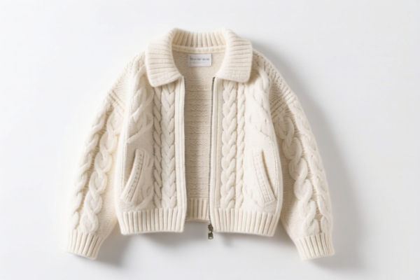 Girls' knitted jacket