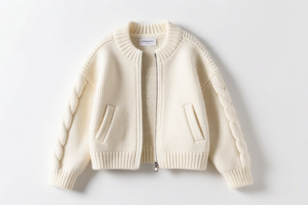 Girls' knitted jacket