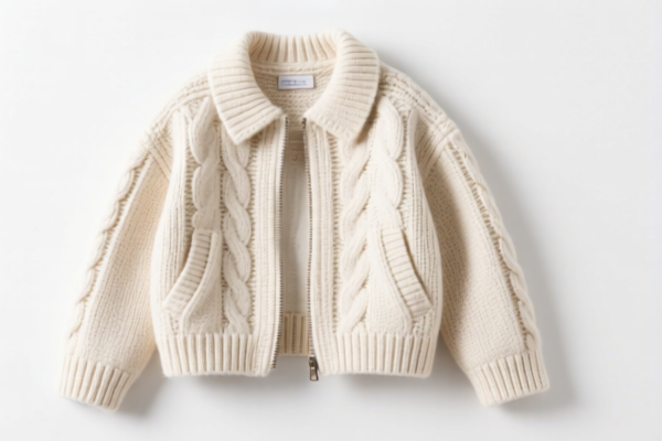 Girls' knitted jacket