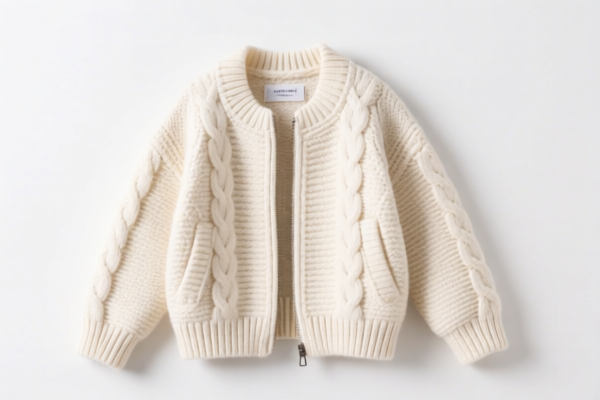 Girls' knitted jacket