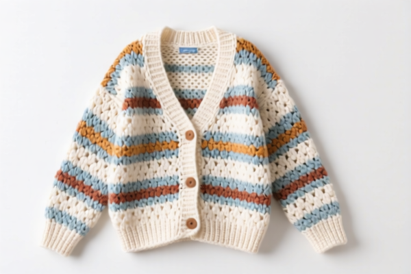 Women's crocheted cardigan