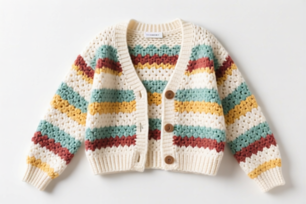 Women's crocheted cardigan